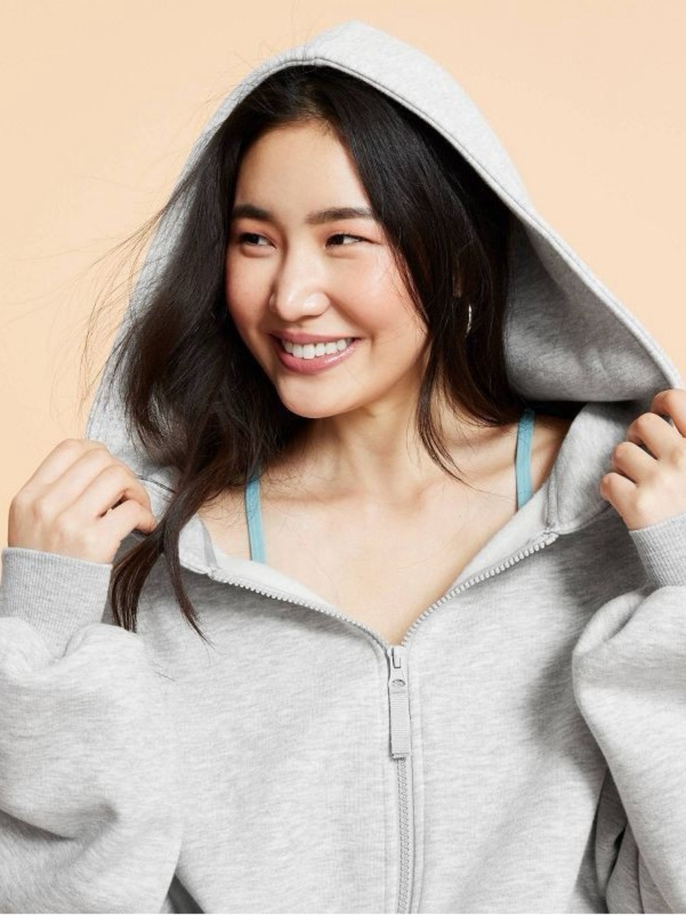 blogilates marshmallow full zip hoodie sweatshirt - Picture 2 of 5
